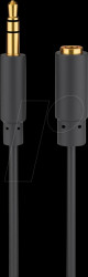 97120 Jack cable extension, 3.5 mm, 3-pin, 3 m