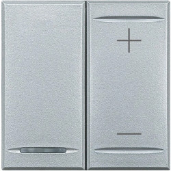 AXOLUTE Ściemnaicz przyciskowy 3-400W 2 moduły aluminium HC4411