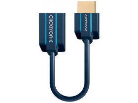Adapter elastyczny (slim) HDMI / HDMI gniazdo 0,1m Clicktronic
