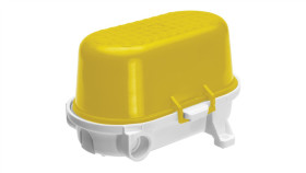 Oprawa Kanałowa Oval-7040B/K, E27, 40W, Biała-Bakelit, Klosz...