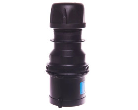 Wtyczka przenośna 32A 3P 400V czarna IP44 TURBO SHARK 023-6TTX