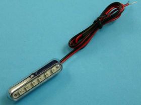 LAMPKA LED GREEN 6xSMD 12V PODŁUŻNA