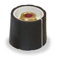 Gałka K60 (21mm; oś 6mm; bez linii)