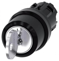 Przełącznik z kluczem 22mm tworzywo 3 poz I-O-II Ronis nr SB30 klucz w poz I-O-II SIRIUS ACT 3SU1000-4BL11-0AA0