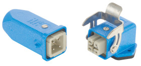 Harting 10361040011 Zestaw złączy męskich Łączna ilość styków: 4 + PE 1 szt.