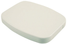 ABS tablet enclosure, (L x W x H) 240 x 190 x 30 mm, light gray (RAL 7035), IP54, 1599TABLGYBAT