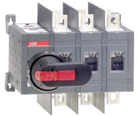 Przełącznik obciążenia czarny 3 styki 250 A ABB 1SCA022772R8300