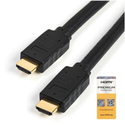 StarTech.com HDMM5MP 15ft (5m) Premium Certified HDMI 2.0 Cable with Ethernet
