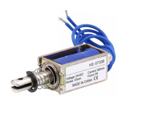 JF-0530B Push Pull Open Frame Mini Solenoid Electromagnet