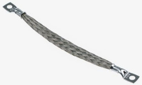 Pleciony przewód uziemiający 8,29 mm² CSA, M5 Stud Size, 150mm RS PRO