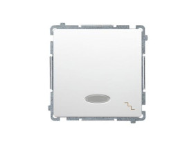 SIMON BASIC Wyłącznik schodowy z podświetleniem biały BMW6L.01/11 KONTAKT SIMON