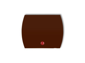 Klawisz z oczkiem do wyłączników serii TREND i LOGO brązowy 4KZO KARLIK