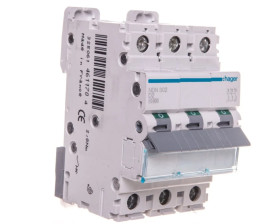 Wyłącznik nadprądowy 3P D 2A 10kA AC NDN302