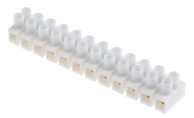 2.5mm² Złącze wtykowe do druku Biały 12-żyłowe, Wkręcane, 400 V