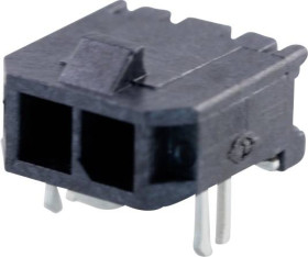 Molex Listwa kołkowa, męska, do wbudowania, standardowa Ilość pinów 2 Wymiary siatki: 3 mm 436500209 1 szt. taśma na duż
