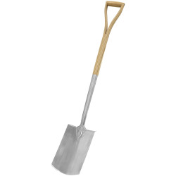 Sealey GTWH015 Premier Digging Spade with Ash Y Handle &amp; Stainless Steel Blade