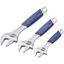 Faithfull FAIAS3PCA Adjustable Spanner Set, 3 Piece