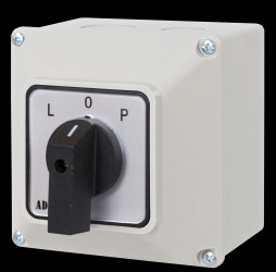 Łącznik krzywkowy 32A L-0-P 3-faz w obudowie CB-8957