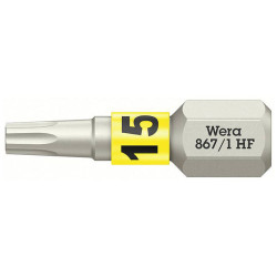 Wera 05066141001 867/1 TORX&#xAE; HF Bits - Holding Function TX 15 x 25mm