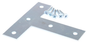 Wspornik Stal ocynkowana T-kształtne 5 Hole, 75 x 2 mm