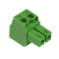 2-Way 3.81mm Right Angle Pluggable Terminal Block 8A 300V