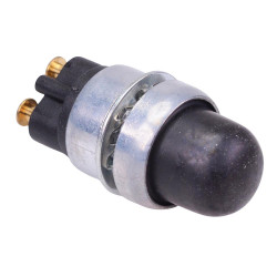Black 16mm Momentary Starter Push Button Switch 60A 12VDC A2-19-14-A1
