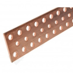 Szyna Cu 100x5 otworowana 037446 /1,75m/