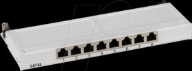 37738.12 Mini-Patchpanel STP Cat.6A, 10" 0,5U
