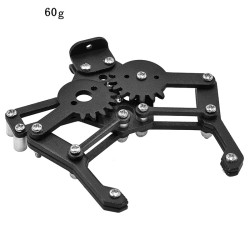 55 mm Aluminum Robot Arm Gripper - MG995 - Black