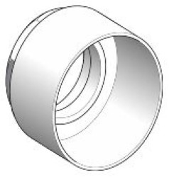 Osłona główki przyc. grzybk. zat. awar. O 41 i elementów O 30mm 9001K56YM