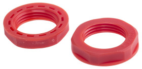 Nakrętka do dławnic kablowych gwint: M20 Nylon 66 Czerwony IP68 RS PRO
