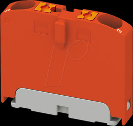 1028069 Distribution block PTFIX, 2 x 2.5, red