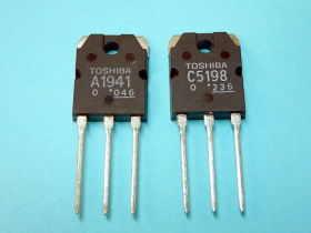 tranzystor 2SA1941 +2SC5198 70W/140V/10A