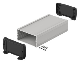 BOPLA ELP 1050-0200 DW (83105200.S7) - profil aluminiowy zamknięty z pokrywą do montażu naścienengo (106 x 52 x 200 mm)