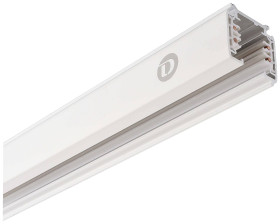 Deko Light 710000 D Line Aufbaustromschiene 1m Element systemu szynowego wysokonapięciowego Szyna prądowa 3-fazowy biały