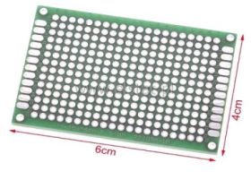 Płytka uniwersalna 40x60mm dwustrona, FR4