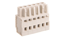 Gniazdo Mcs-Midi Classic 6-Biegunowe Jasnoszare Raster 5Mm 721-106/026-000...