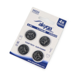 Bateria litowa CR2032 3 V Akyga Battery - 4szt.