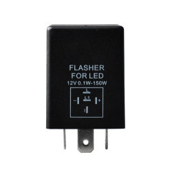 Przekaźnik RE103 LED Flasher 12V do kierunkowskazów LED 5-pin przerywacz