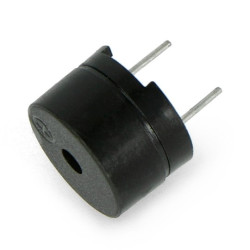 Buzzer bez generatora 5V 12mm - THT