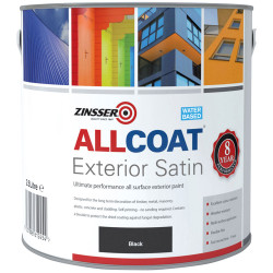 Zinsser ZN7200003C1 AllCoat&#xAE; Exterior Black 2.5 litre