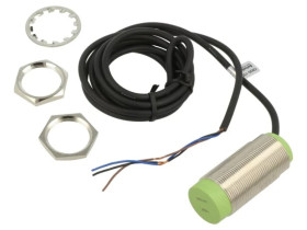 CR30-15DN Czujnik pojemnościowy o zasięgu 0...15mm, NPN / NO, 10...30VDC, M30