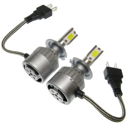 Żarówka H7 LED zestaw 72W COB 7600lm 6000k kpl.