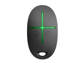 Dwukierunkowy bezprzewodowy pilot z przyciskiem alarmowym, kolor czarny, AJAX
