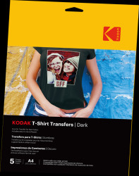 3510553 Transfer films for dark fabrics, 210 x 297 mm, set of 5