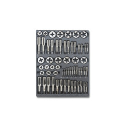 Zestaw narzędzi BETA Uniwersalne zastosowanie Okrągłe matryce, kranki VDE Nie