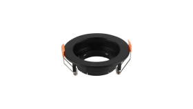 Oprawa Punktowa Oczko Gu10 Ip20 Czarna Okrągła 6659