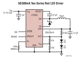 500mA Wide Input Voltage Range Step-Down LED Driver with 10:1 Dimming