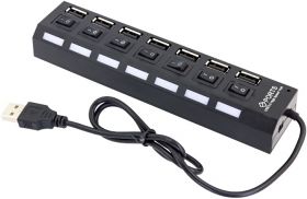 HUB rozdzielacz USB 2.0 port x7 aktywny