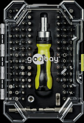 77844 Screwdriver set with 100-piece bit set and transport box